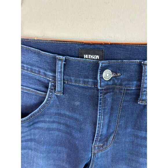 Hudson Blake Mens Jeans Slim Straight Zip Fly Blue Denim 32” Inseam Size 30 - Picture 3 of 13